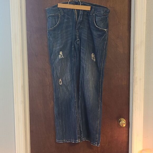 ARIZONA JEANS CO Men's 36 X 30 Lowrise Boot Jeans - Picture 1 of 12